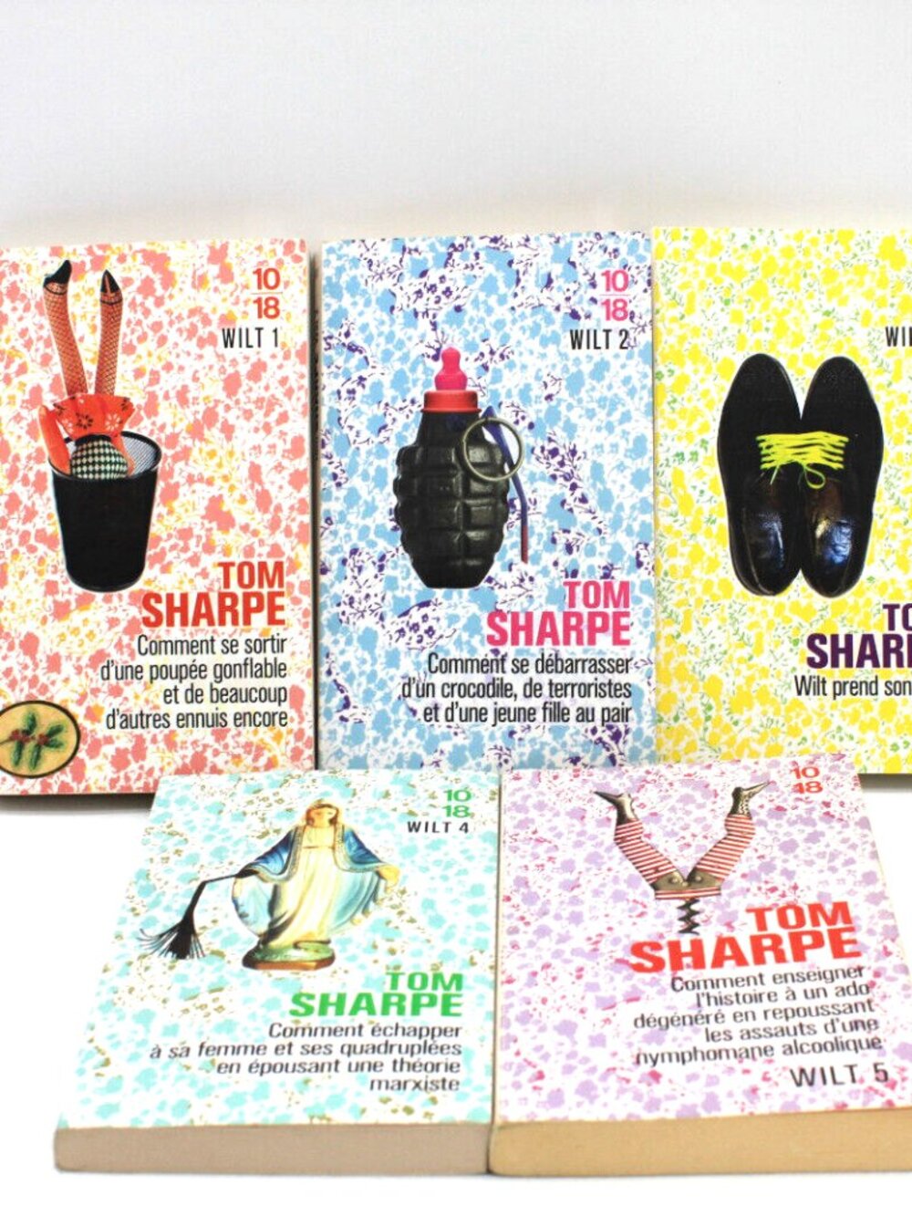Livres Tom Sharpe Wilt Tome 1 a 5 French